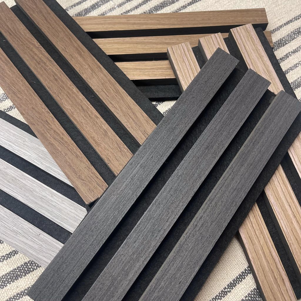Acoustic Slat Wall Samples - The 3D Wall Panel Company