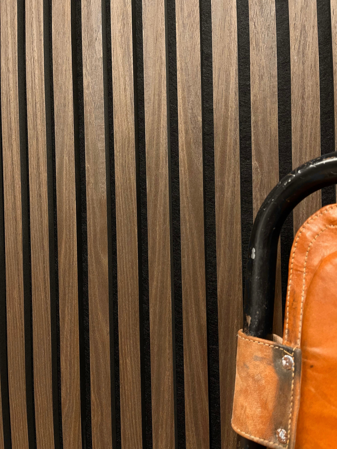 Dark Walnut Acoustic Slatwall Panel | Real Wood Veneer Wall Panels UK - The 3D Wall Panel Company