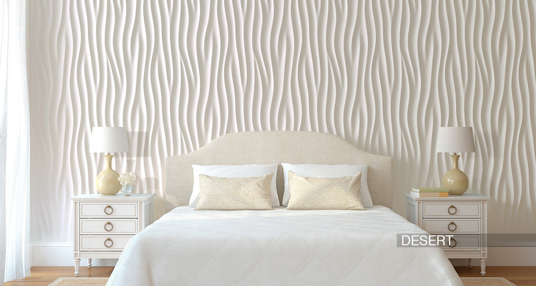 Desert 3D Plaster Wall Panels 1.44 sqm - The 3D Wall Panel Company