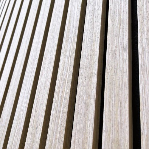 Natural Oak Acoustic Slat Wall Panel - The 3D Wall Panel Company