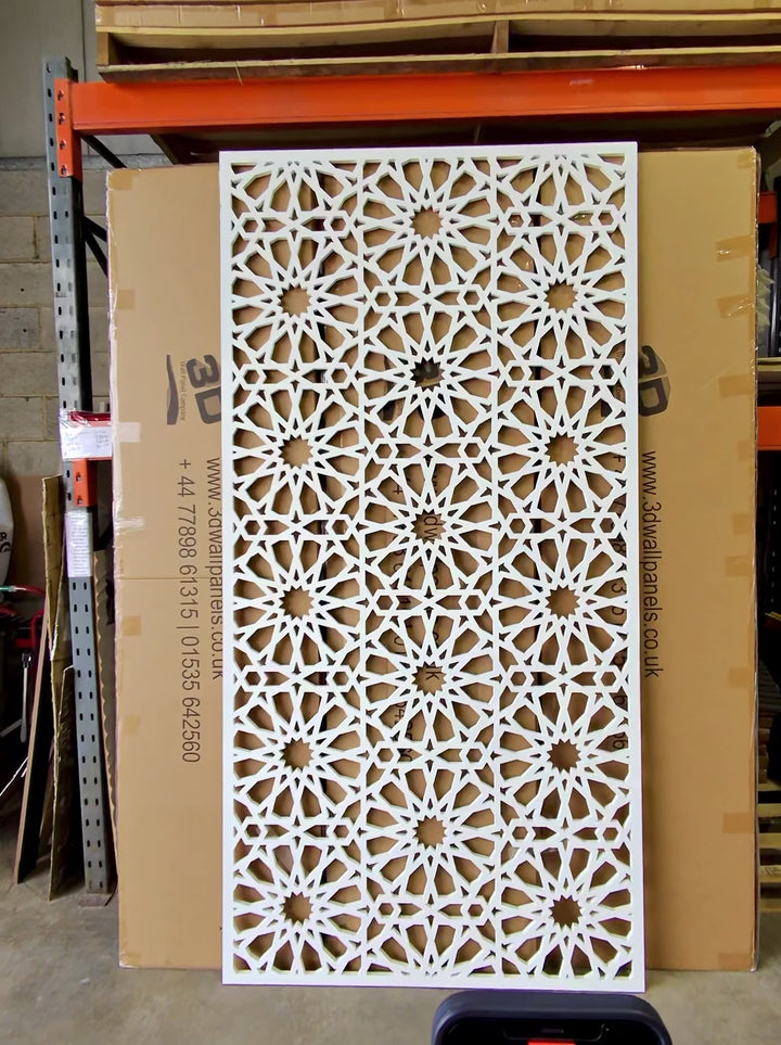 video demonstration of the East fretwork grill panel