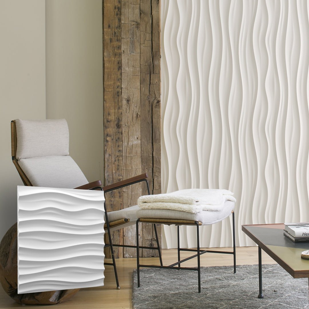 Relax 3D Plaster Wall Panels 1.44 sqm - The 3D Wall Panel Company