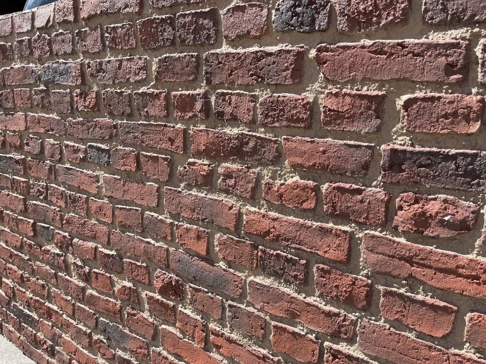 Rustic London Brick Red - The 3D Wall Panel Company