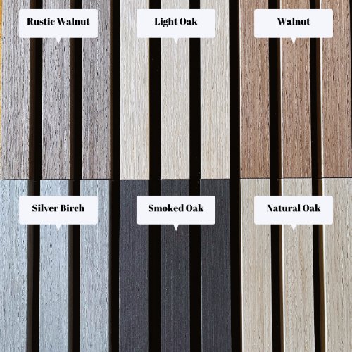 Silver Birch Acoustic Slat Wall Panel - The 3D Wall Panel Company