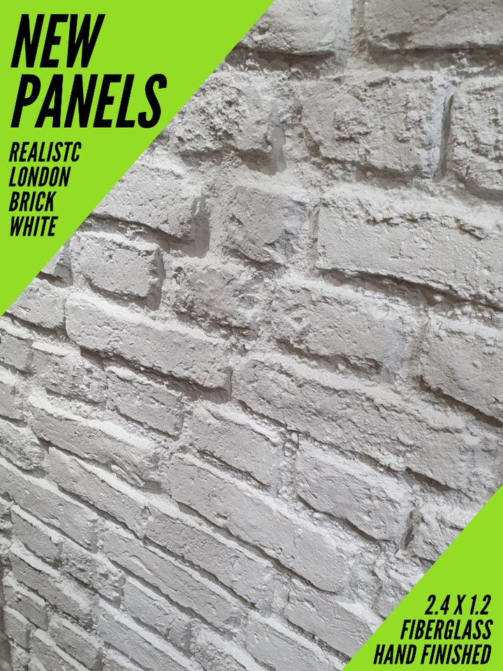 White London Brick - The 3D Wall Panel Company