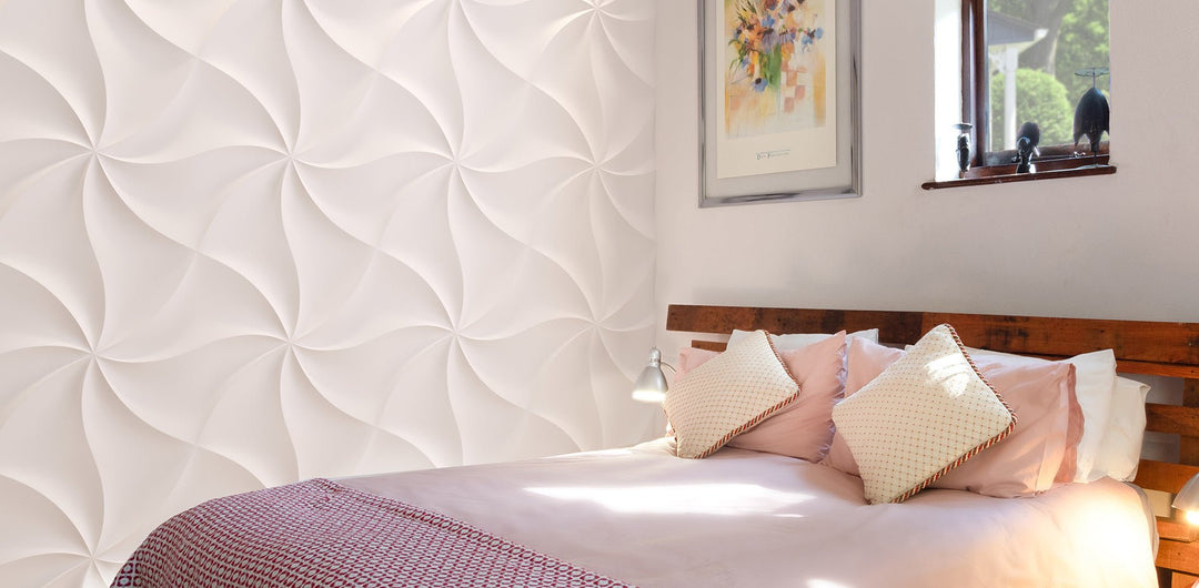 Zephyr 3D Plaster Wall Panels 1.44 sqm - The 3D Wall Panel Company