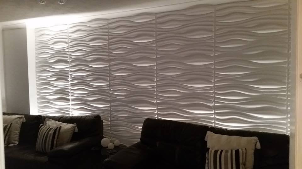 10 Monroe 3D PVC Wall Panels - The 3D Wall Panel Company