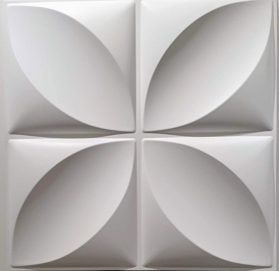 12 Clover 3D PVC Wall Panels - The 3D Wall Panel Company