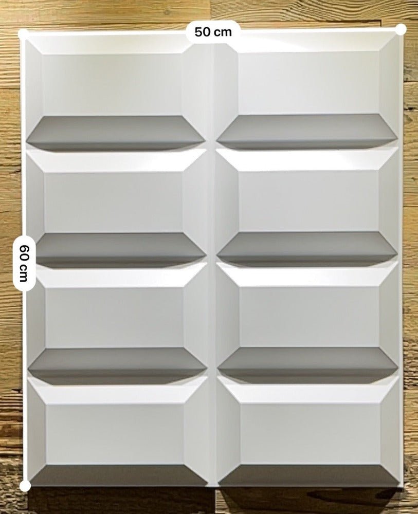12 Ingot 3D PVC Wall Panels - The 3D Wall Panel Company