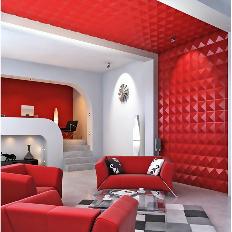 12 Miya 3D PVC Wall Panels - The 3D Wall Panel Company