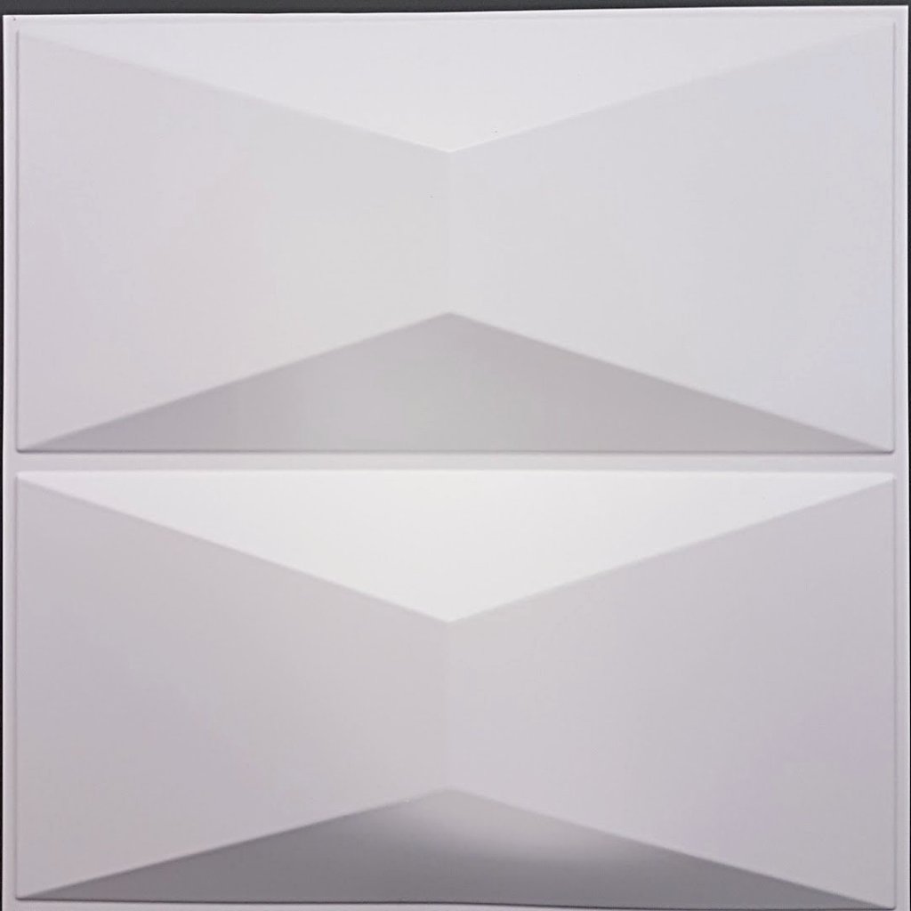 12 Wedge 3D PVC Wall Panels - The 3D Wall Panel Company