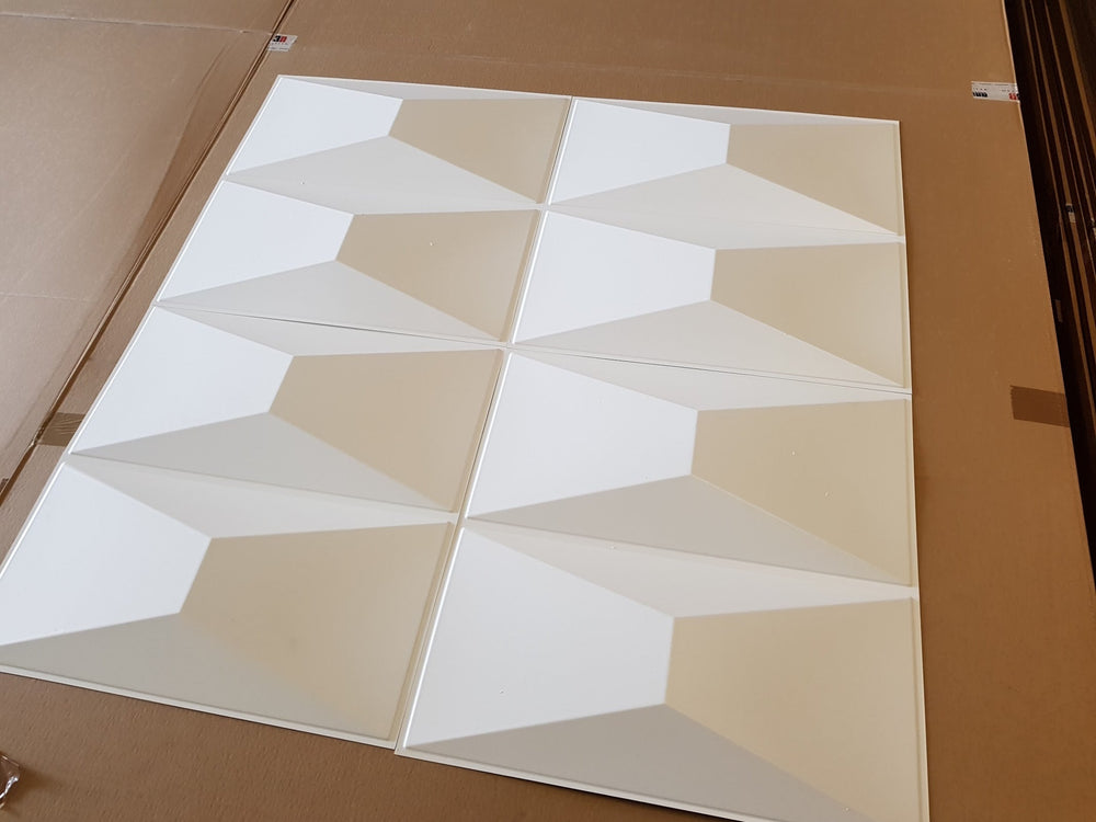 12 Wedge 3D PVC Wall Panels - The 3D Wall Panel Company