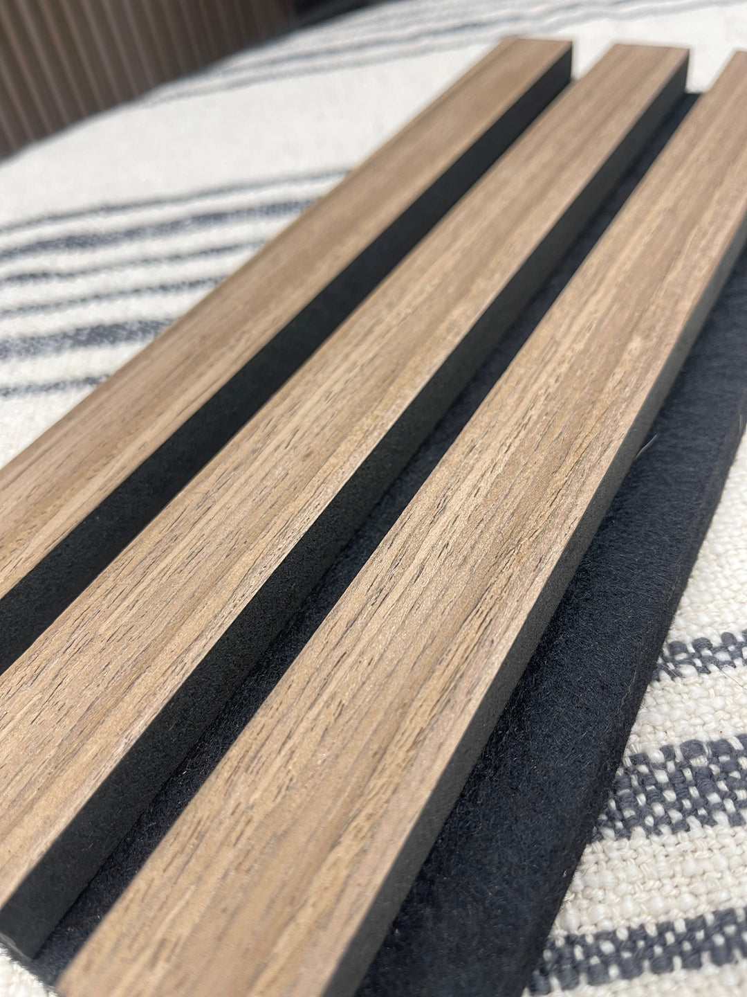Acoustic Slat Wall Samples - The 3D Wall Panel Company