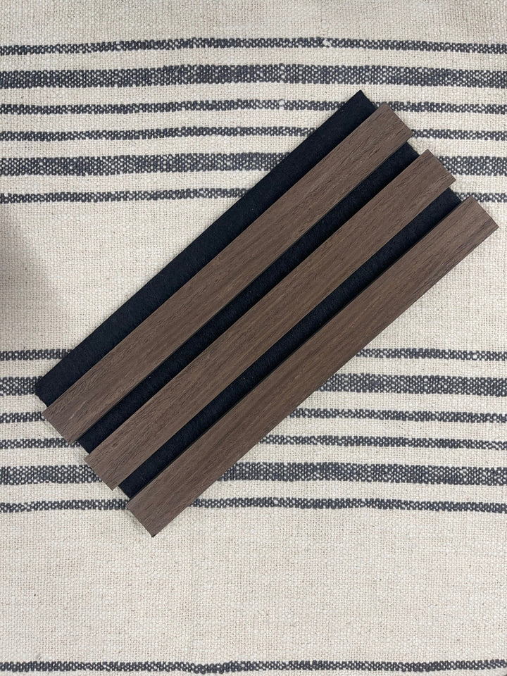 Acoustic Slat Wall Samples - The 3D Wall Panel Company