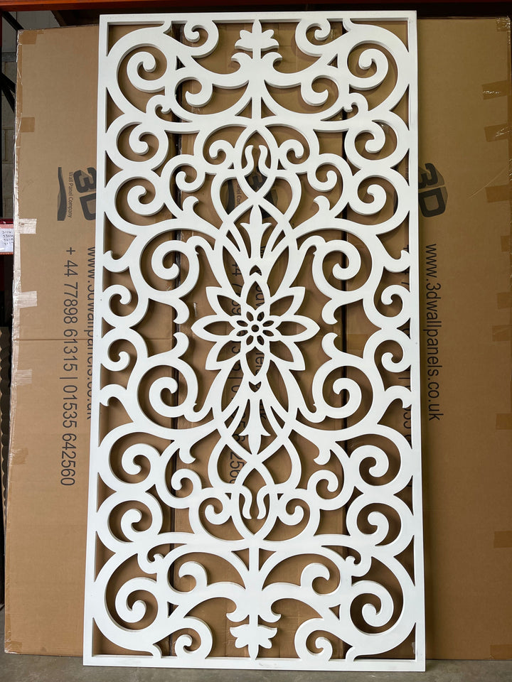 Baroque MDF Fretwork Panel - The 3D Wall Panel Company