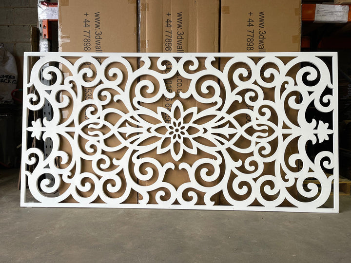 Baroque MDF Fretwork Panel - The 3D Wall Panel Company
