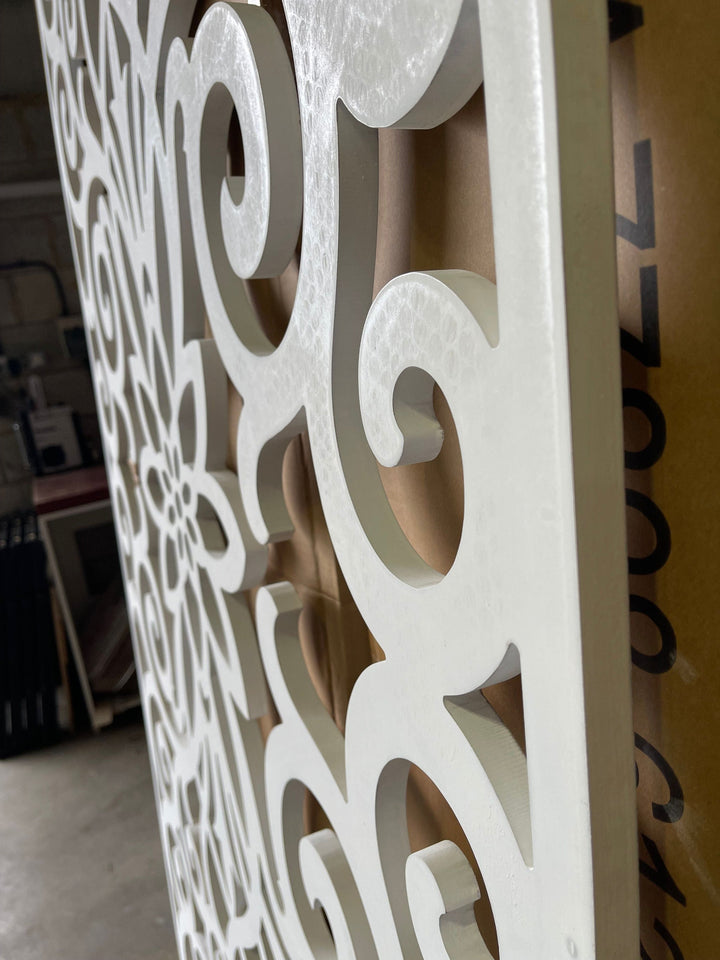Baroque MDF Fretwork Panel - The 3D Wall Panel Company