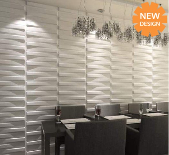 Bars 3D PVC Wall Panels - The 3D Wall Panel Company