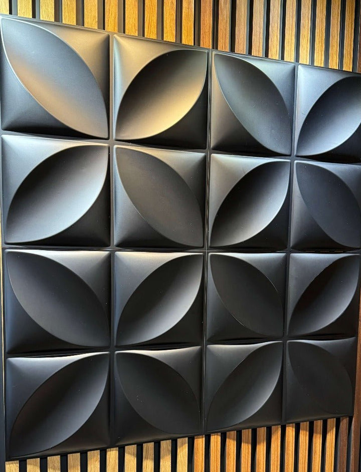 Black Clover 3D PVC Wall Panels - The 3D Wall Panel Company