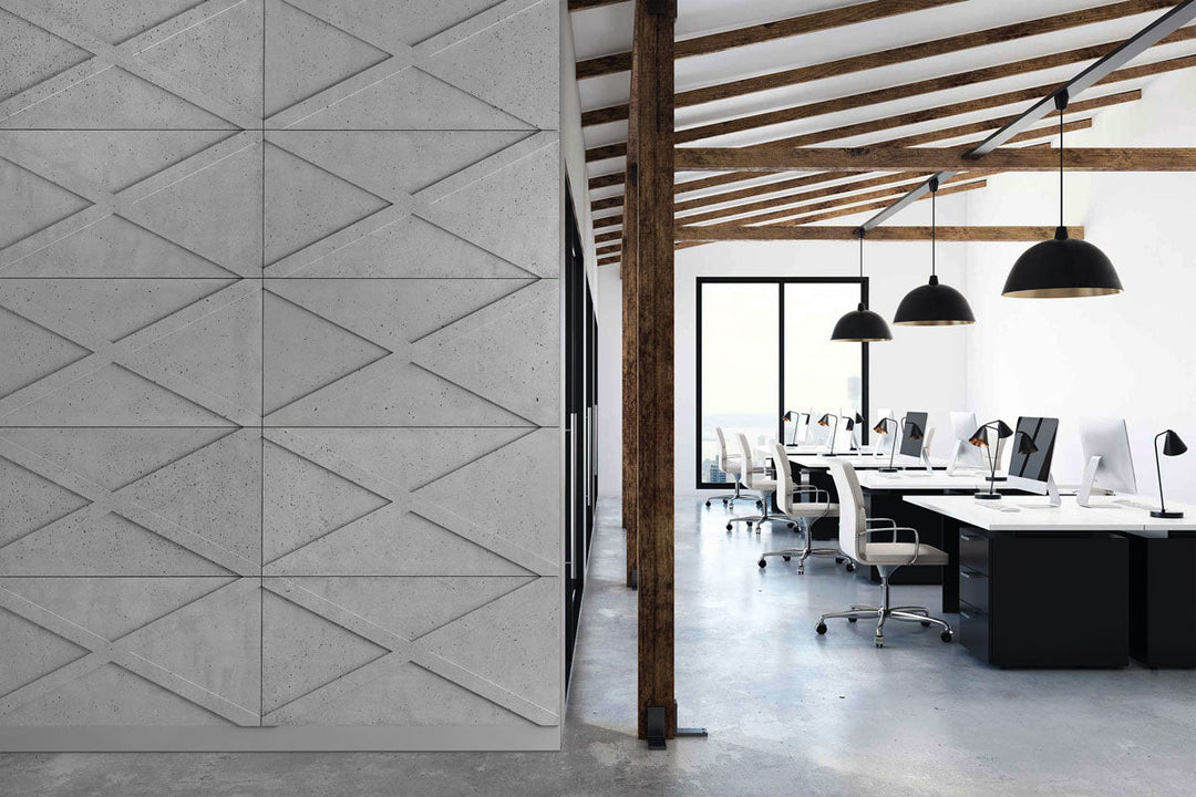 Cross 3d Concrete Panel - The 3D Wall Panel Company