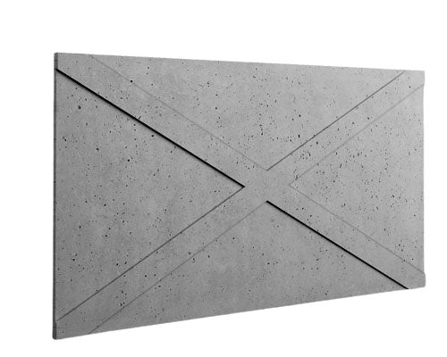 Cross 3d Concrete Panel - The 3D Wall Panel Company