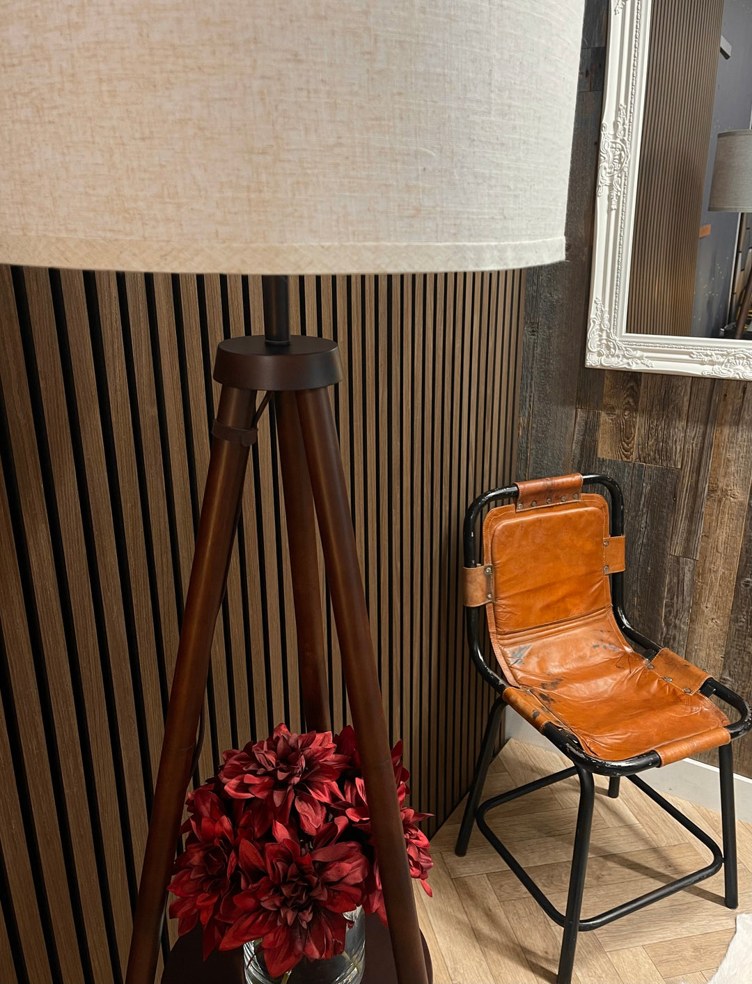 Dark Walnut Acoustic Slatwall Panel | Real Wood Veneer Wall Panels UK - The 3D Wall Panel Company