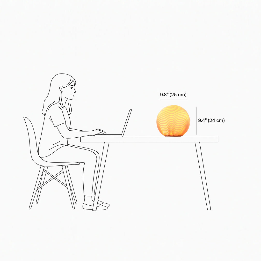 Dunes 3D Lamp - The 3D Wall Panel Company