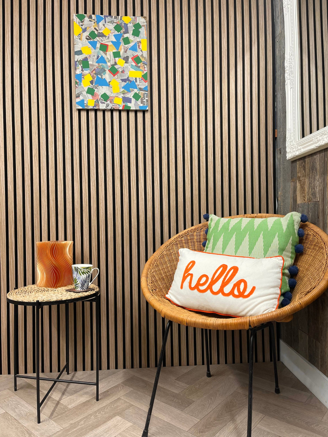 English Ash Acoustic Slatwall Panel | Stylish Real Wood Veneer - The 3D Wall Panel Company