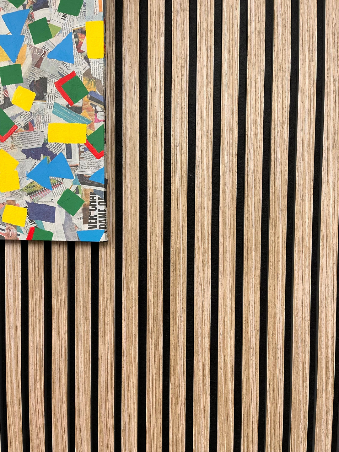 English Ash Acoustic Slatwall Panel | Stylish Real Wood Veneer - The 3D Wall Panel Company