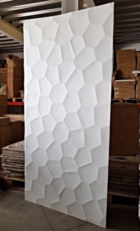 Hex 3D MDF Wall Panel - The 3D Wall Panel Company