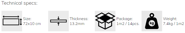 dimensions and technical spec for marble panels