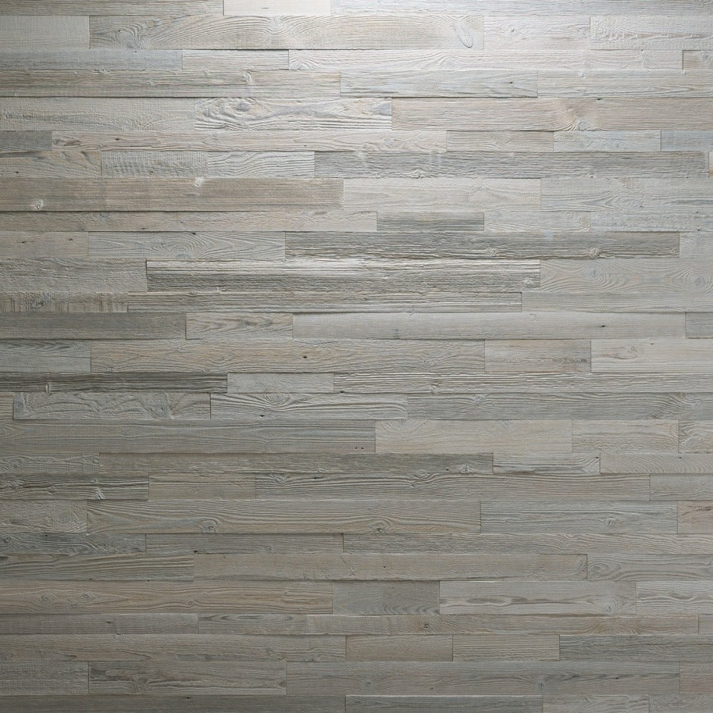Marsk Whitewashed Plank Wood Wall Panels 1 Sqm - The 3D Wall Panel Company