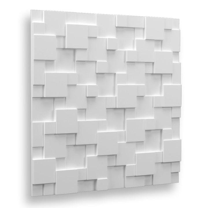 Pixel 3D Plaster Wall Panels 1.44 sqm - The 3D Wall Panel Company