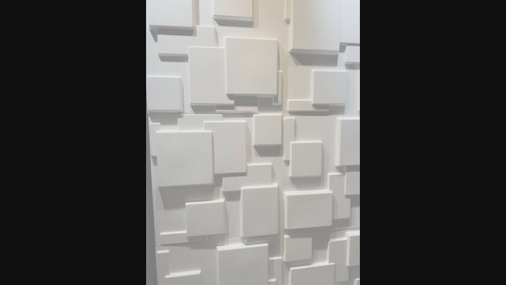 Abstract 3D PVC Wall Panels