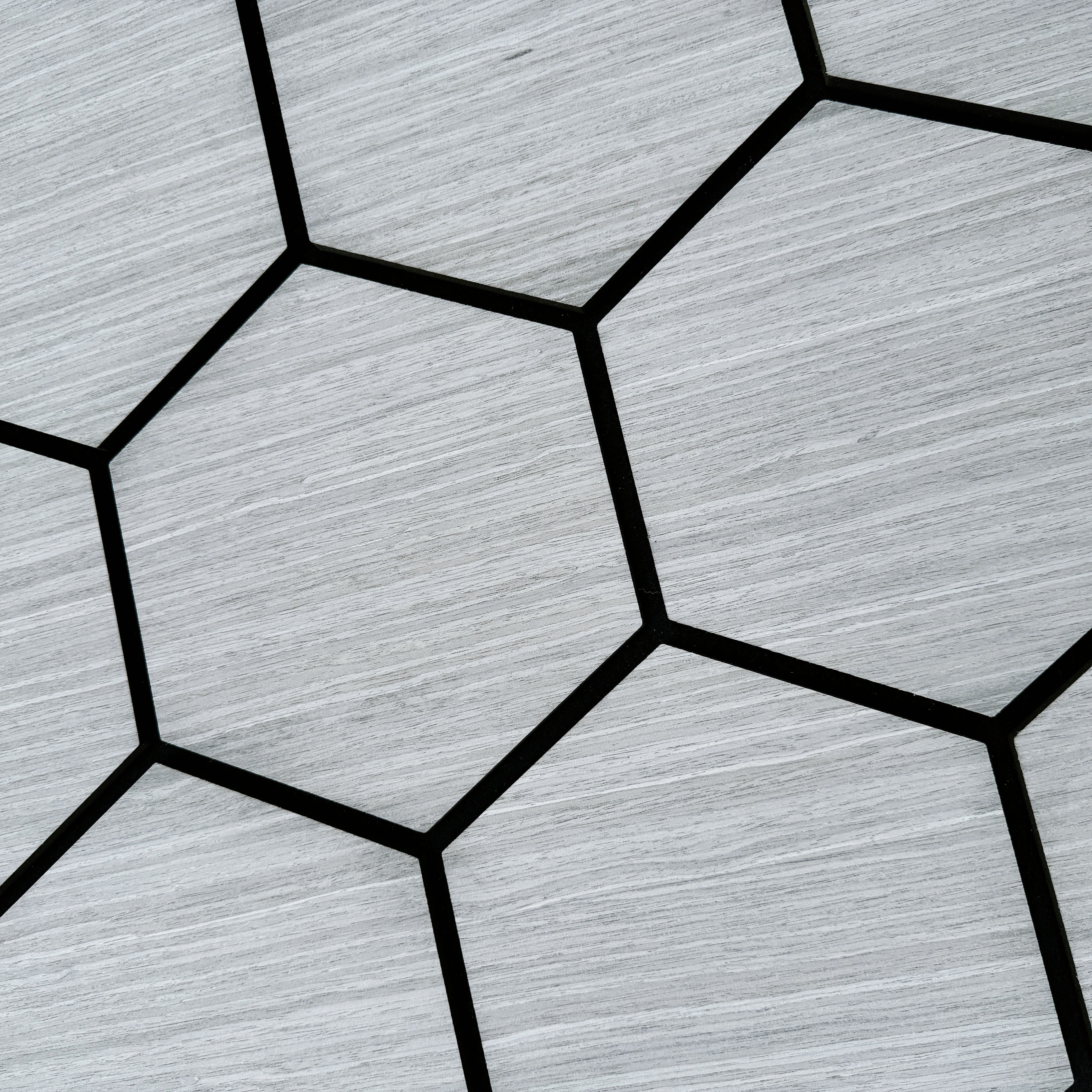 Grey Satin Hex Acoustic Wall Panel – The 3D Wall Panel Company