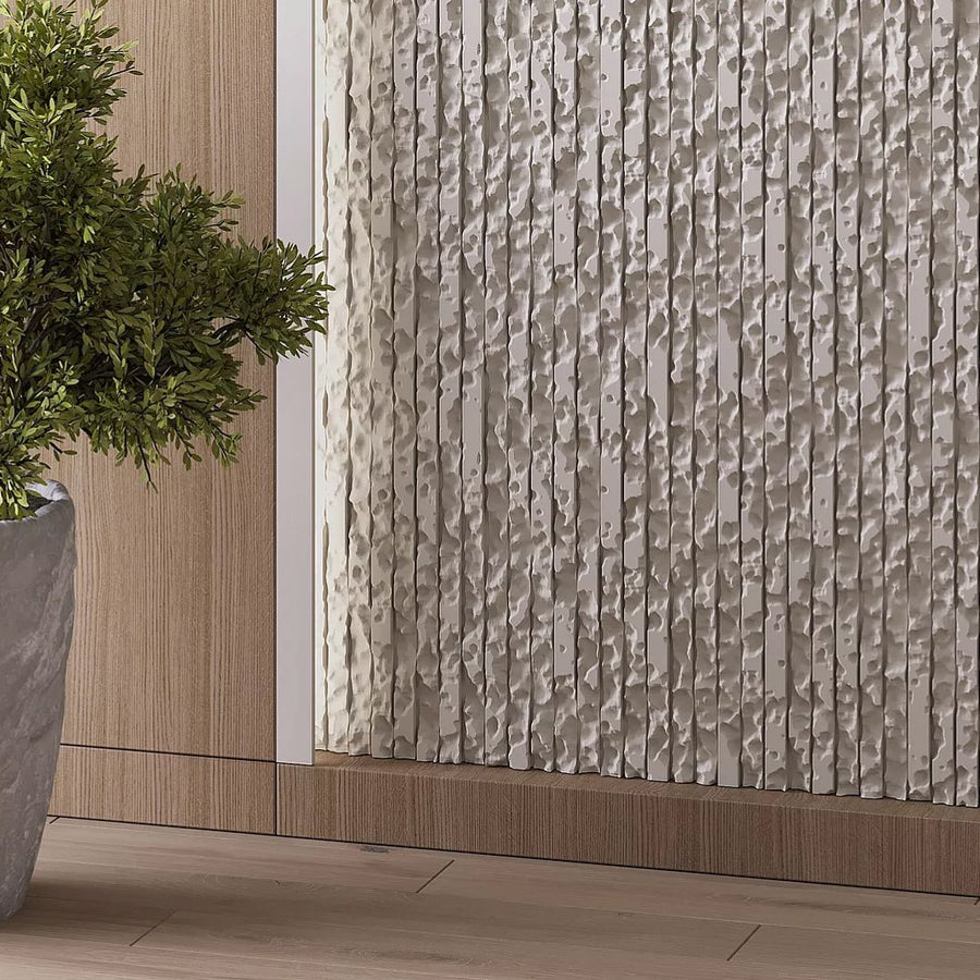 Teo 3D Plaster Wall Panels 4 Panels – The 3D Wall Panel Company