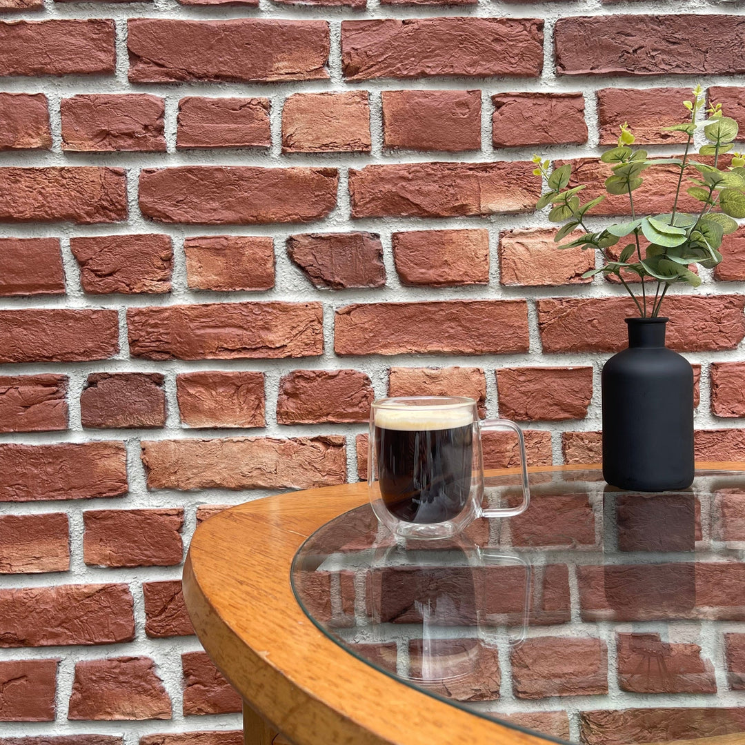 Traditional English Bond Red Brick - The 3D Wall Panel Company